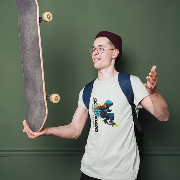 NWT - XS to 5XL & 47 Colors - Skater Graffiti Style Streetwear t-shirt - Unisex - Picture 10 of 13